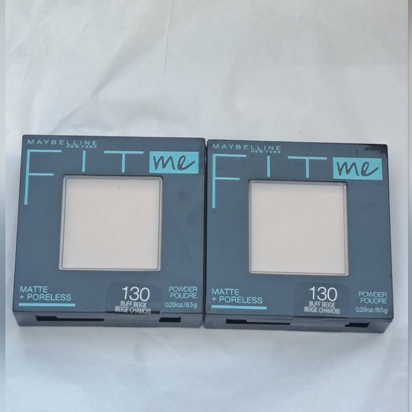 1 Maybelline Fit Me Matte Poreless Pressed Face Powder Makeup, Buff Beige0.29 oz - Picture 2 of 6